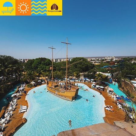 Aparthotel Piazza Com Acesso Ao Acqua Park - Gustavo Caldas Novas Exteriér fotografie