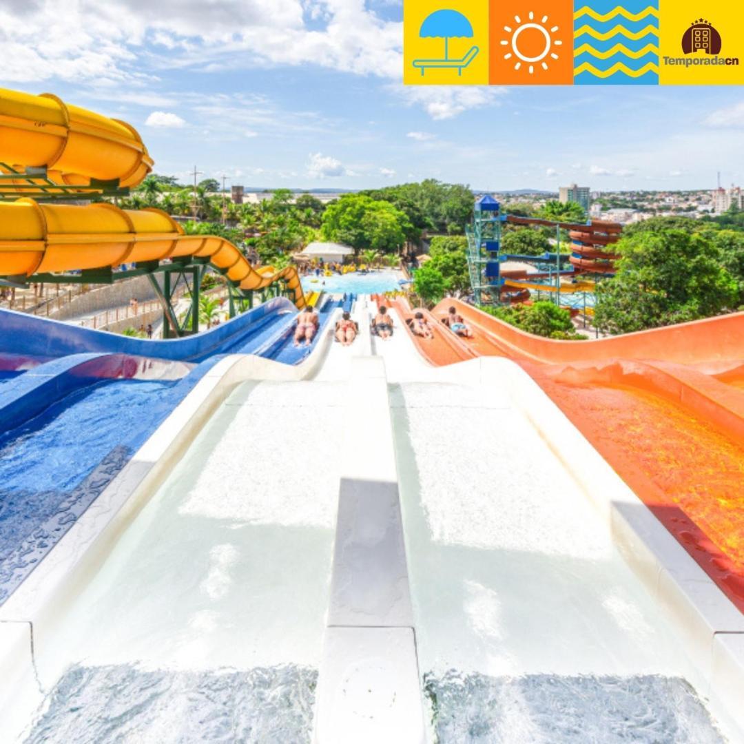 Aparthotel Piazza Com Acesso Ao Acqua Park - Gustavo Caldas Novas Exteriér fotografie